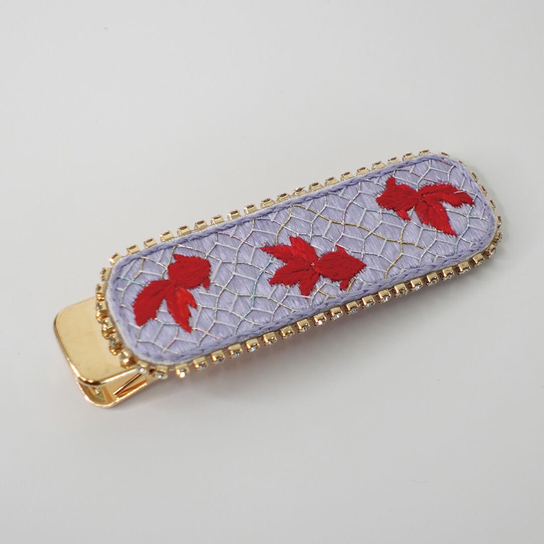 【金魚×斜め一松】ヘアクリップ/【Goldfish × Diagonal Ichimatsu】Hair Clip