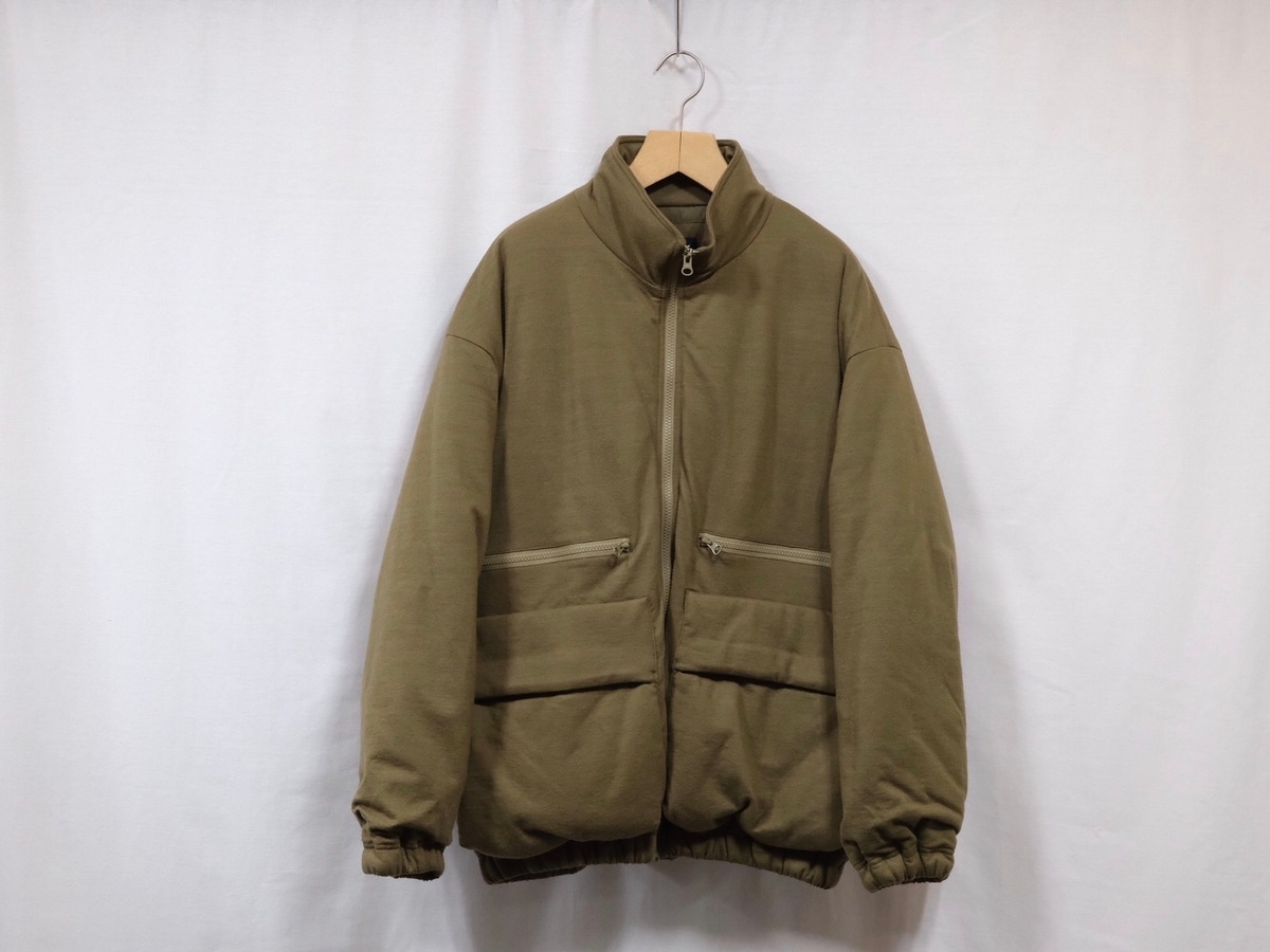 KANEMASA PHIL” High Gauge Milled Wool Padded Blouson Khaki 