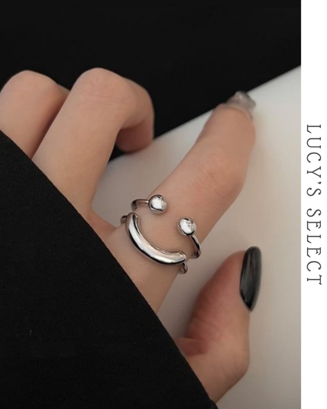 smile Silver Ring   A1066