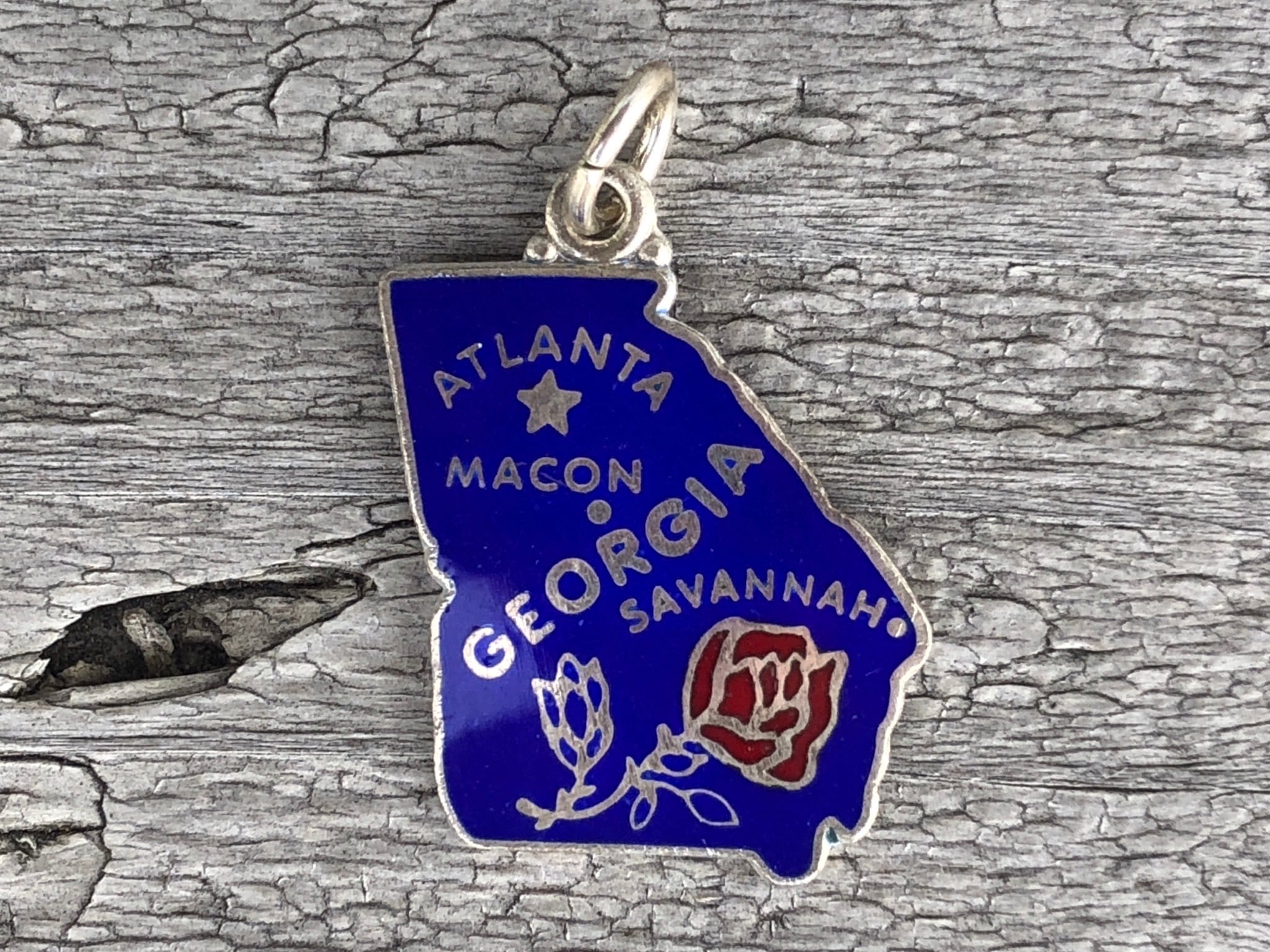 Wells Sterling Charm-Georgia | Button Works Store ボタンワークス Wells Sterling Charm-Georgia | Button Works Store ボタンワークス