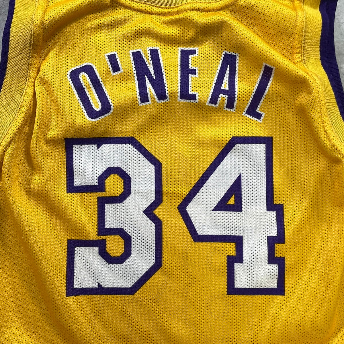 kids】Champion NBA LAKERS ロサンゼルス レイカーズ ゲームシャツ