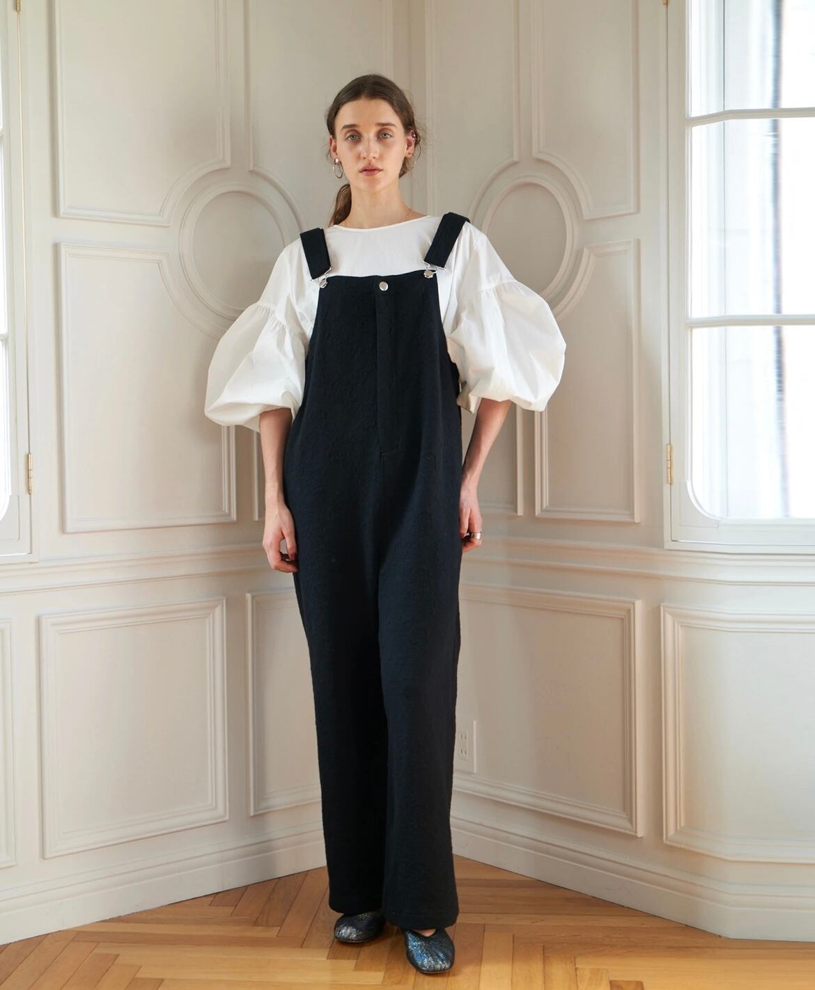 送料無料 ポワンシャツ ホワイト