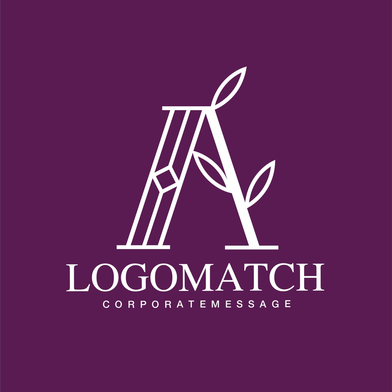 エレガントなリーフAのロゴ