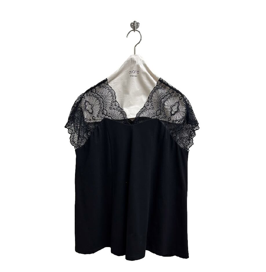 予約販売] ayane アヤン レースフレアタンクトップ 826525 (4/中〜末