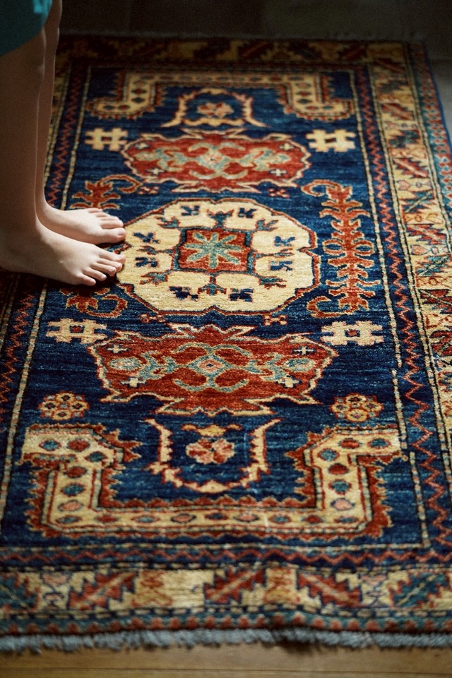 2237 - Vintage Afghan Kazak rug