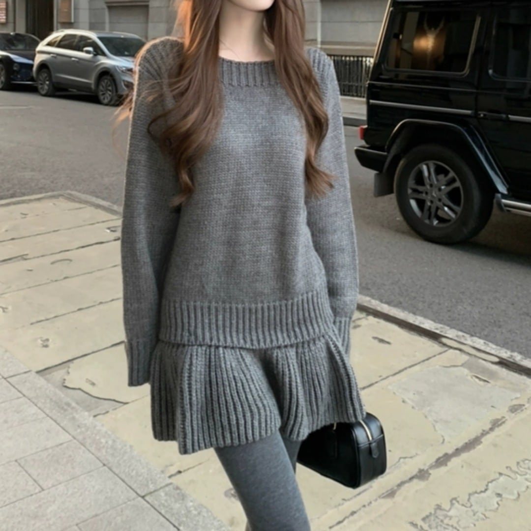 2way knit dress 251215