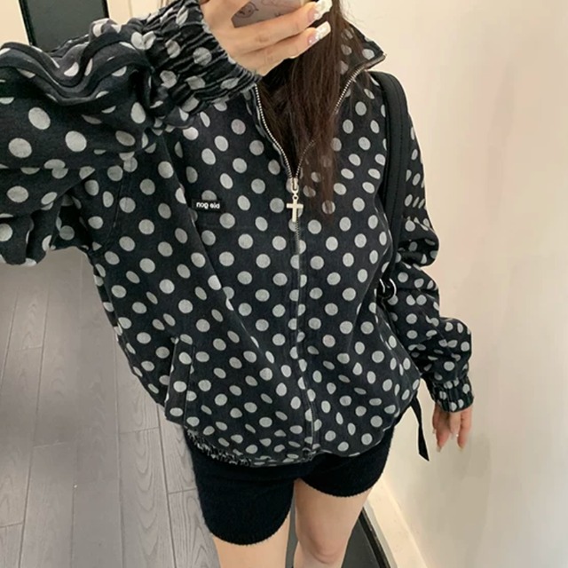 dot denim jacket　ドットデニムジャケット　J2141