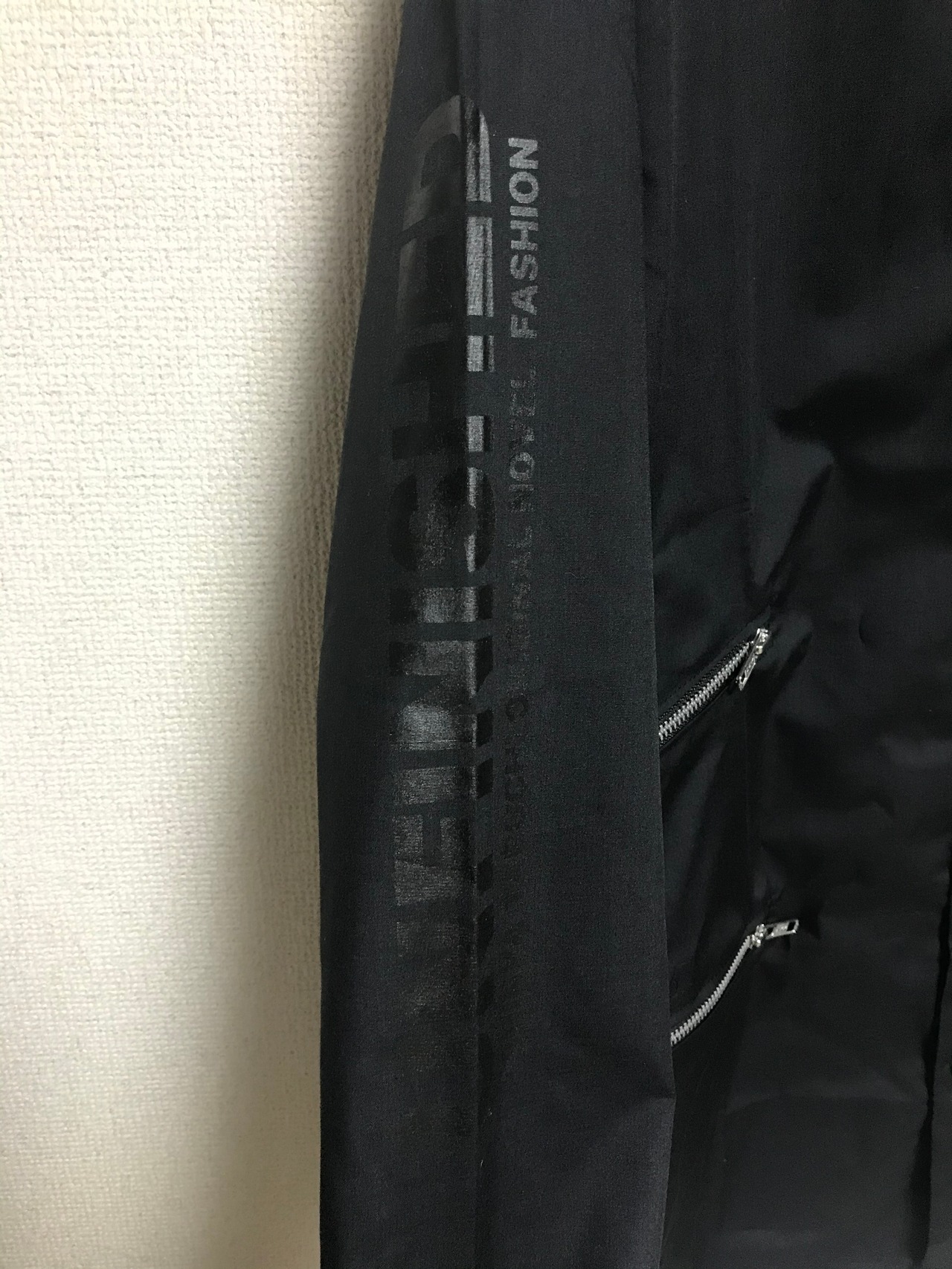 UNFINISHEDジップシャツ