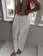 【26ss】Linen 3-Pintuck Wide Pants_3colors