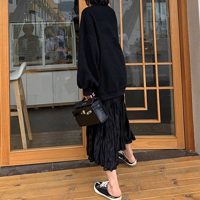 wrinkled skirt　10063