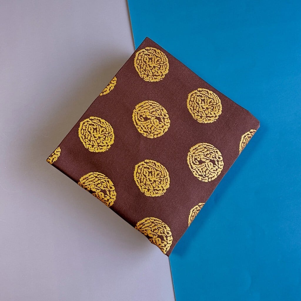 出帛紗 二人静金襴 | 茶道帛紗 大阪有香