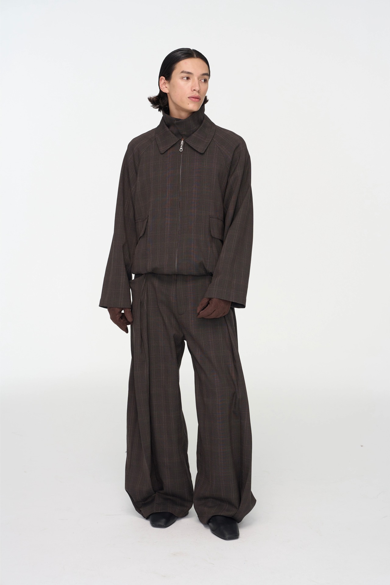 Lnx Surge Jacket Wool Check