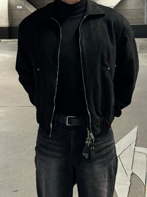 Suede Rivet Blouson Jacket(3color)