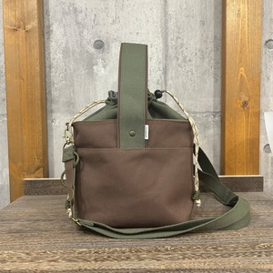 2025新作-＊ One Handle Para2WayBag ＊- <2WAY仕様>/ジャングル×焦茶