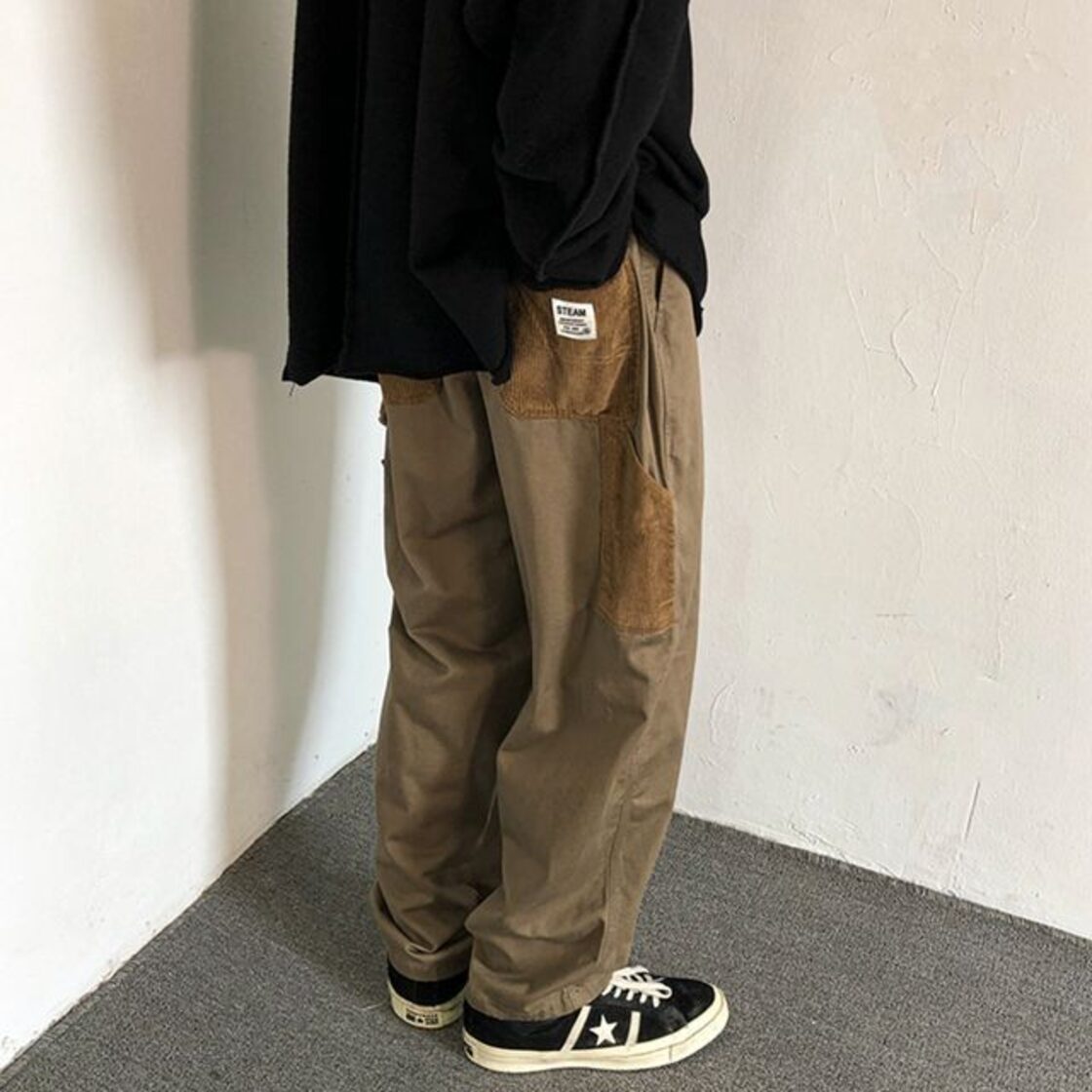 wjk」 パンツ LARGE ブラウン メンズ wjk(ダブルジェイケー) 24SS/春夏 