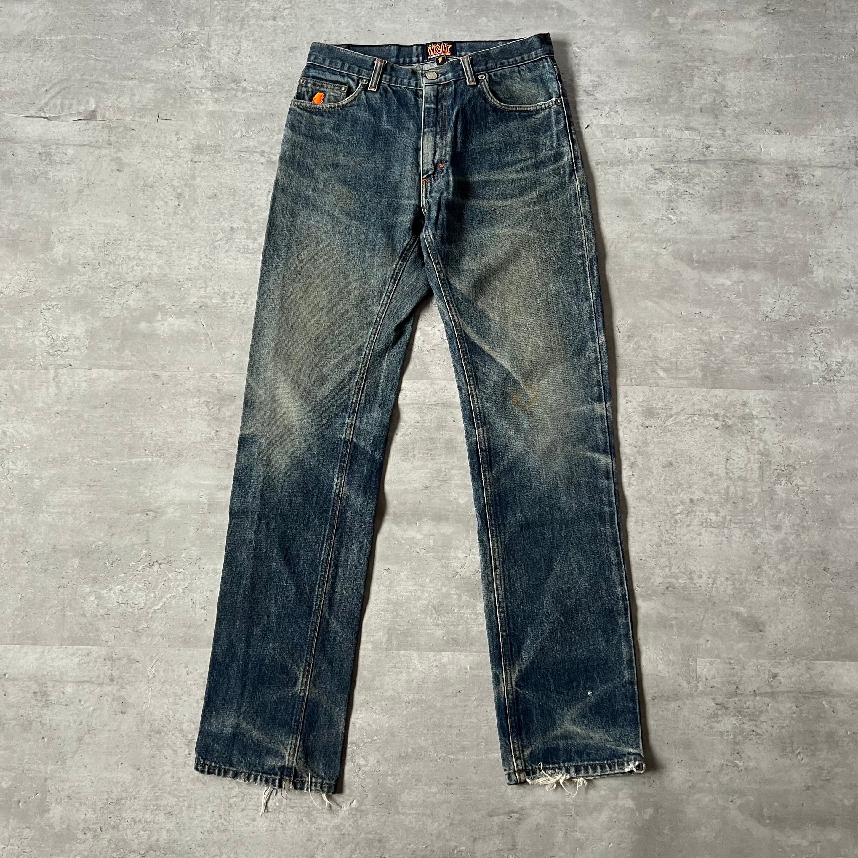 VINTAGE イタリア製 DIESEL ダメージ フレア デニム パンツ 30