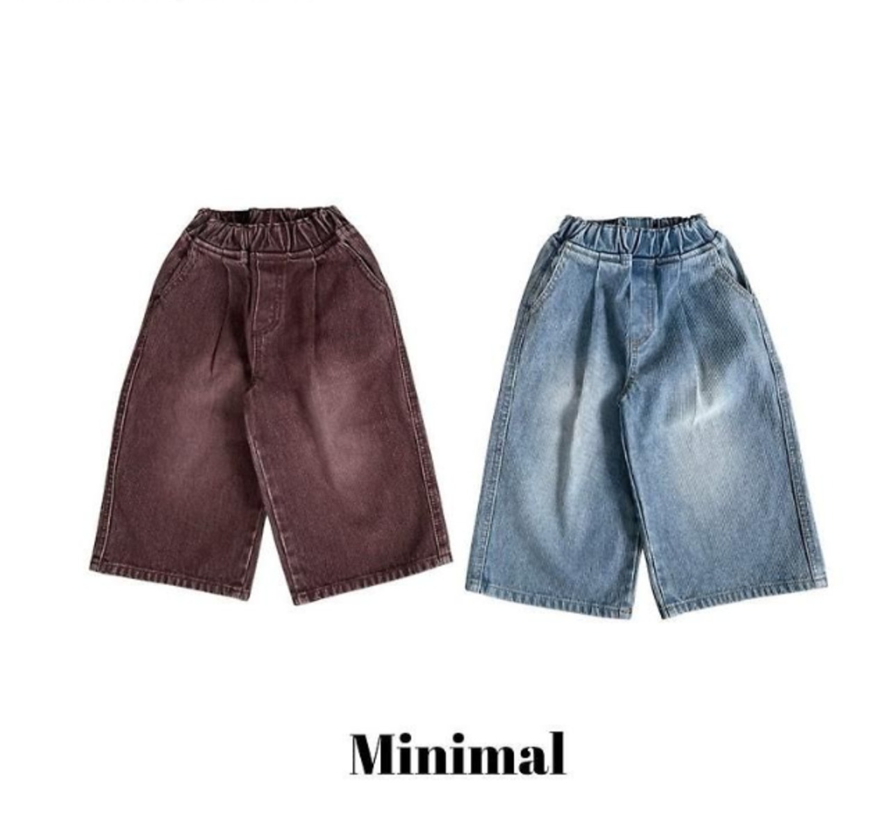 【取寄/韓国直送】MINIMAL  リブサンドデニム｜秋服｜韓国子供服｜26/AT