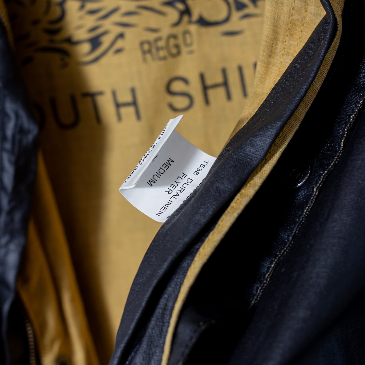 Duralinen Flyer jacket Black 3crest Medium @2000s e3053c | British Duralinen Flyer jacket Black 3crest Medium @2000s e3053c | British