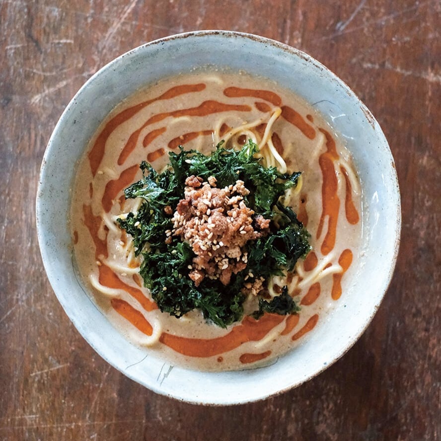 【家庭的創作厨房】濃厚豆乳担々麺(2人分 / 冷凍)