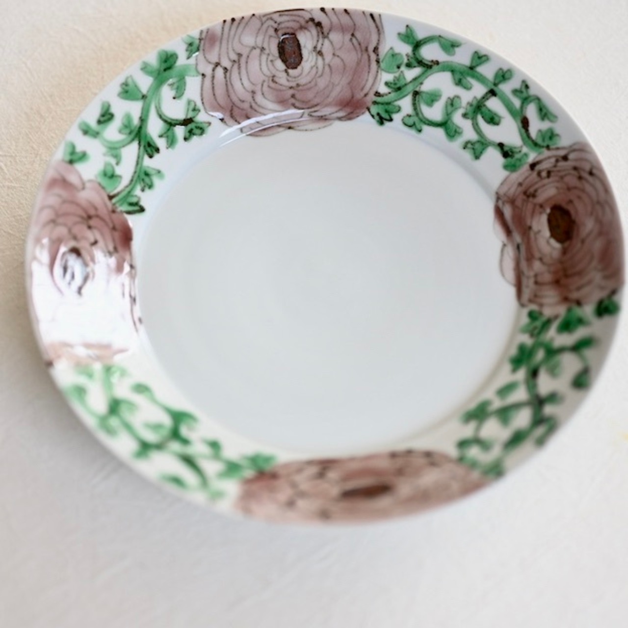 村田菜穂美  『ラナンキュラス』パスタ皿  (1枚)［2104130001499］