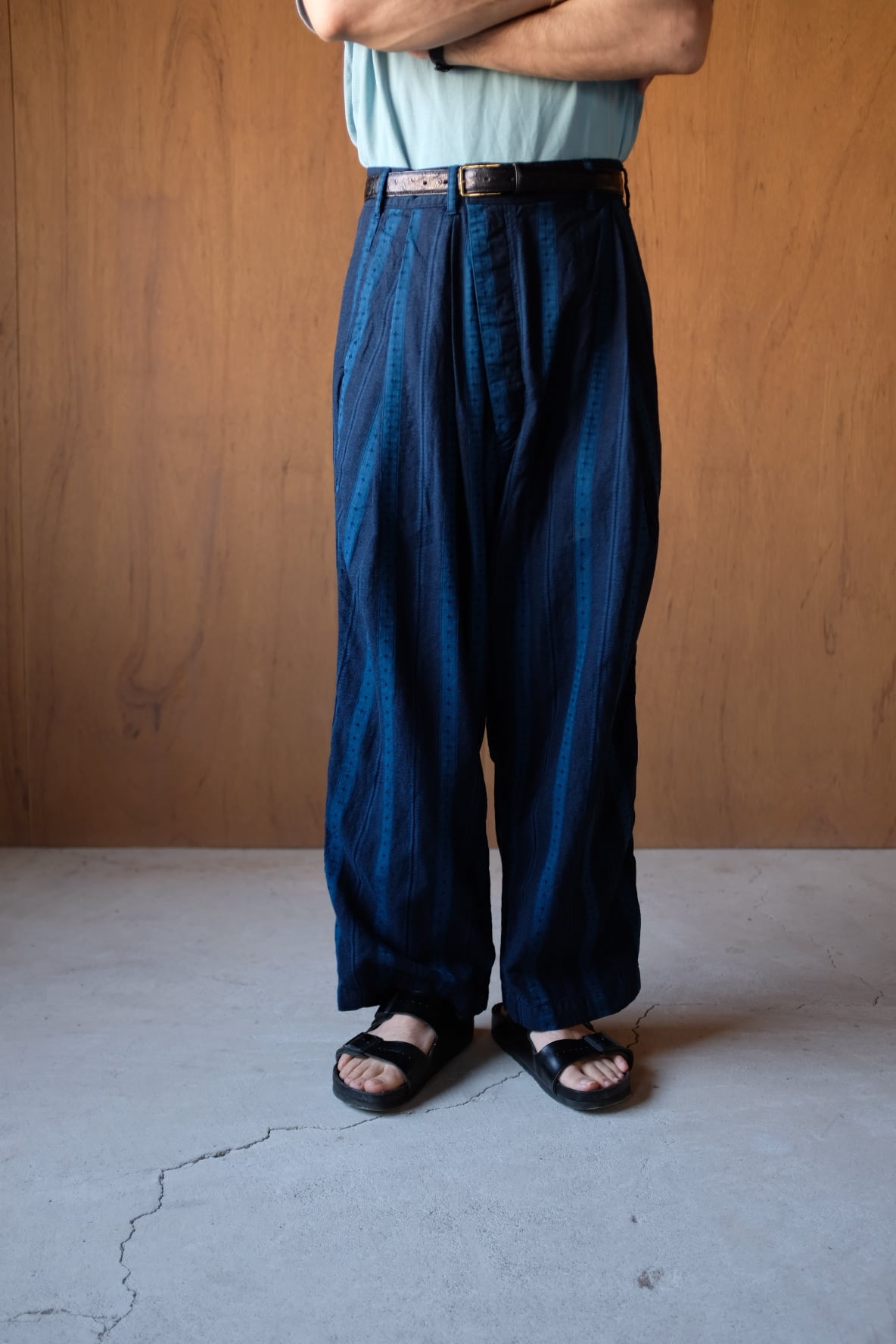 OUTIL ウティー PANTALON CUERS INDIGO - ワークパンツ/カーゴパンツ