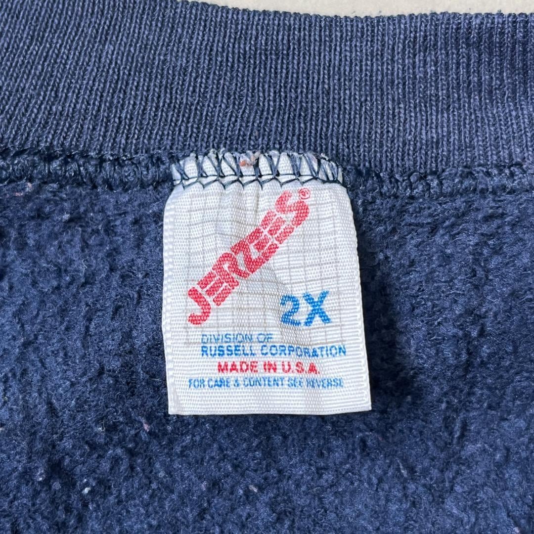 ジャージーズ スウェット 古着 USA製 80s 無地 2XL 紺 17115 | fuufu
