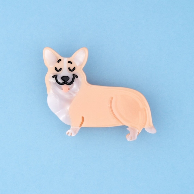 Coucou Suzette　Corgi　Hair Clip