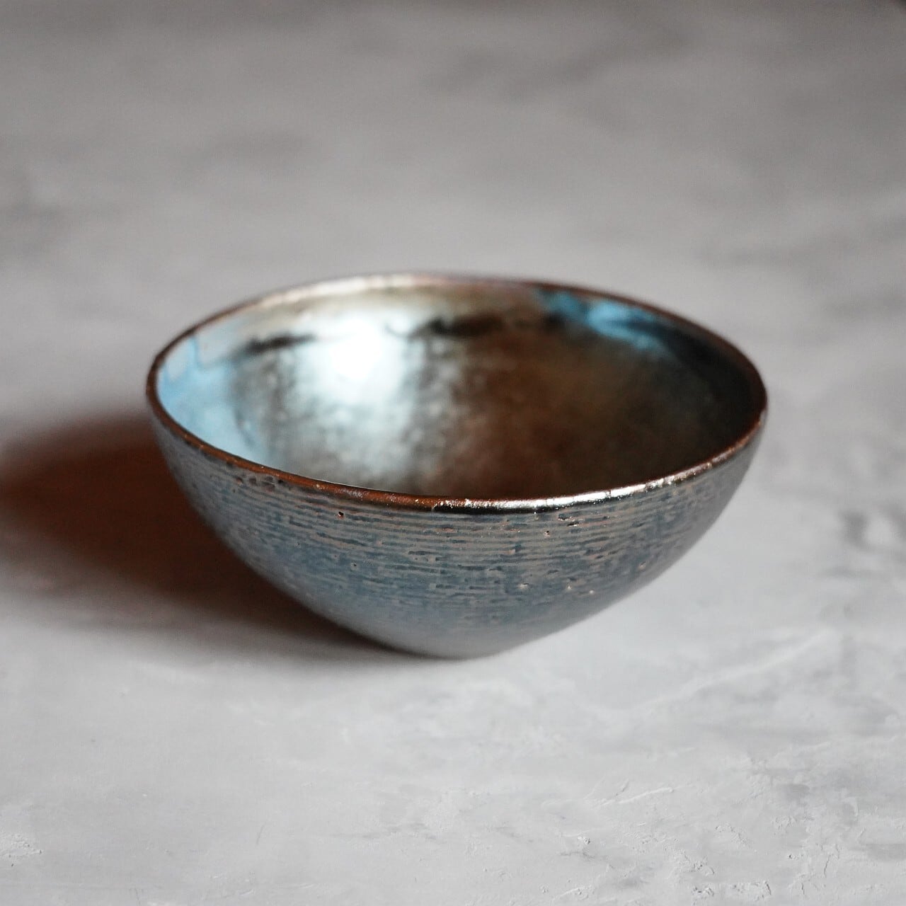 【土井雅文】鉄釉碗 29