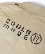 パッチ&ペイントロングトレンチコート (BEIGE) CQ-47041