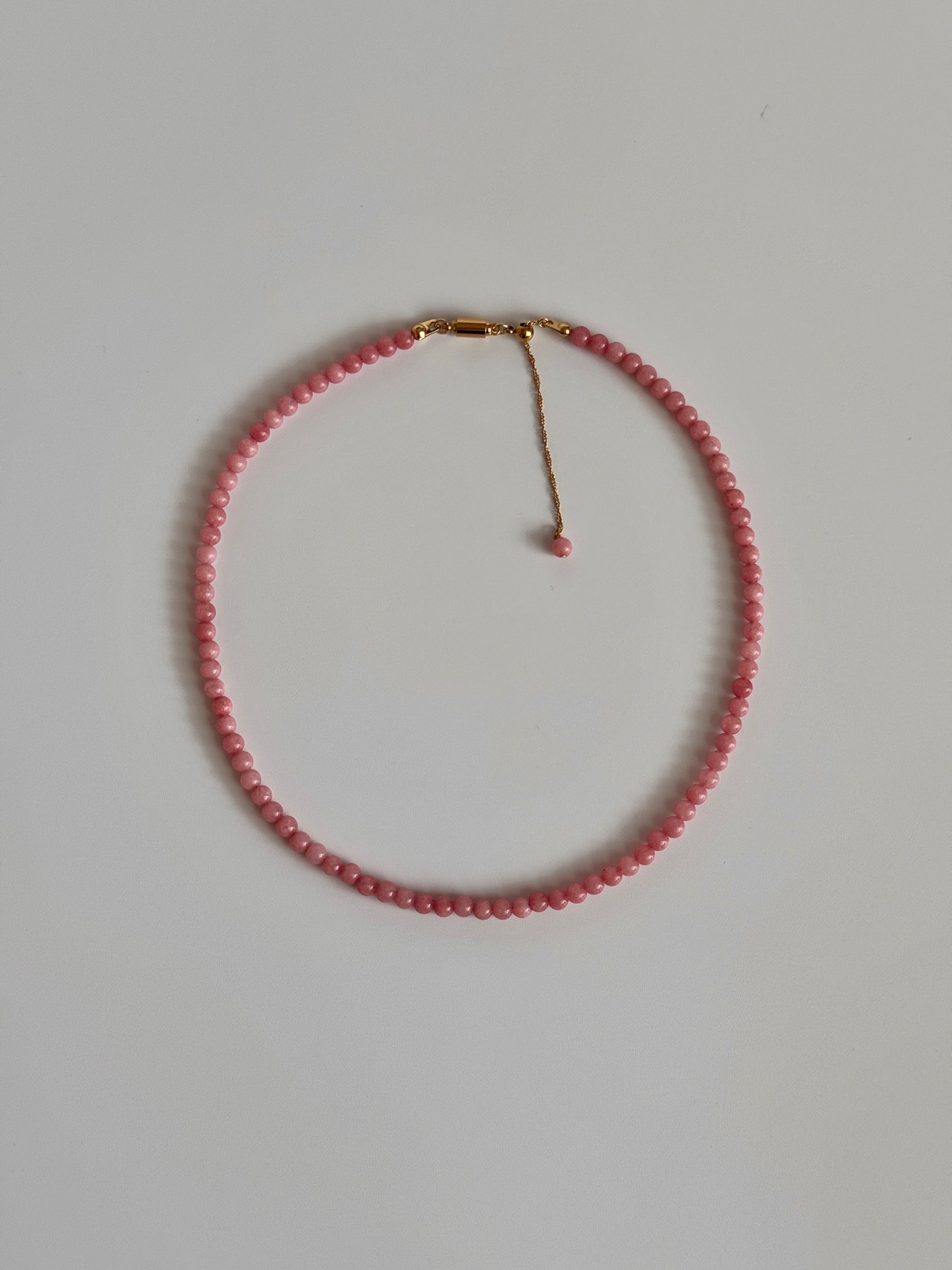Dyed Jade Choker Necklace［BZN39-PK］