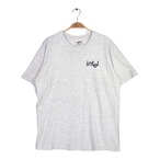 90s インテル IT 企業系 USA製 ヴィンテージ Tシャツ INTEL INVOLVED シングルステッチ ANVIL グレー サイズL 古着 BZ0552