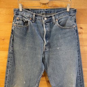 【LEVI'S】90s イギリス製 501 ジーパン ジーンズ デニム 刻印311 W34 MADE IN UK リーバイス 英国ファクトリー EU古着