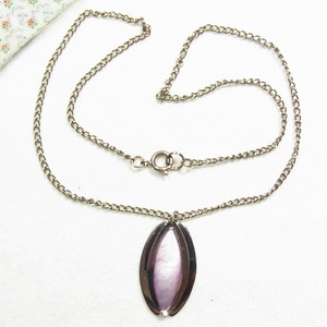 天然貝のペンダントネックレス　アクセサリーのセール通販　8040N