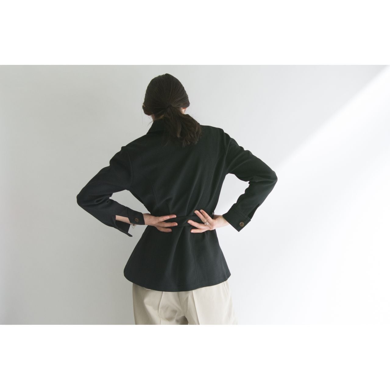 Safari jacket（サファリジャケット アウター 付属ベルト有り）1b