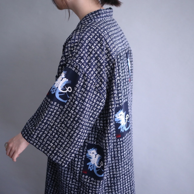 "龍×漢字" full graphic pattern loose h/s shirt