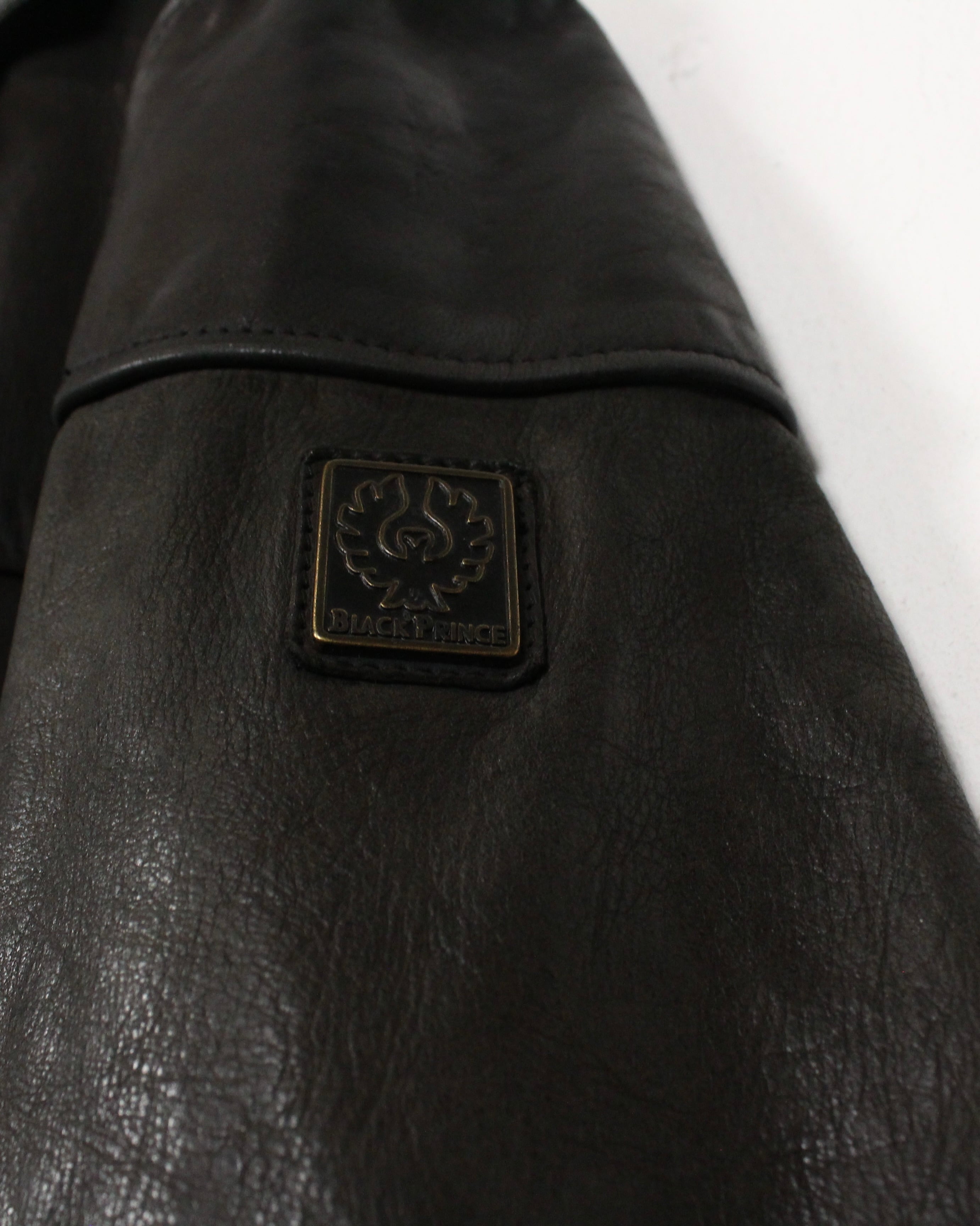 Caka act2】“Belstaff BLACK PRINCE” Special Leather Coverall Jacket