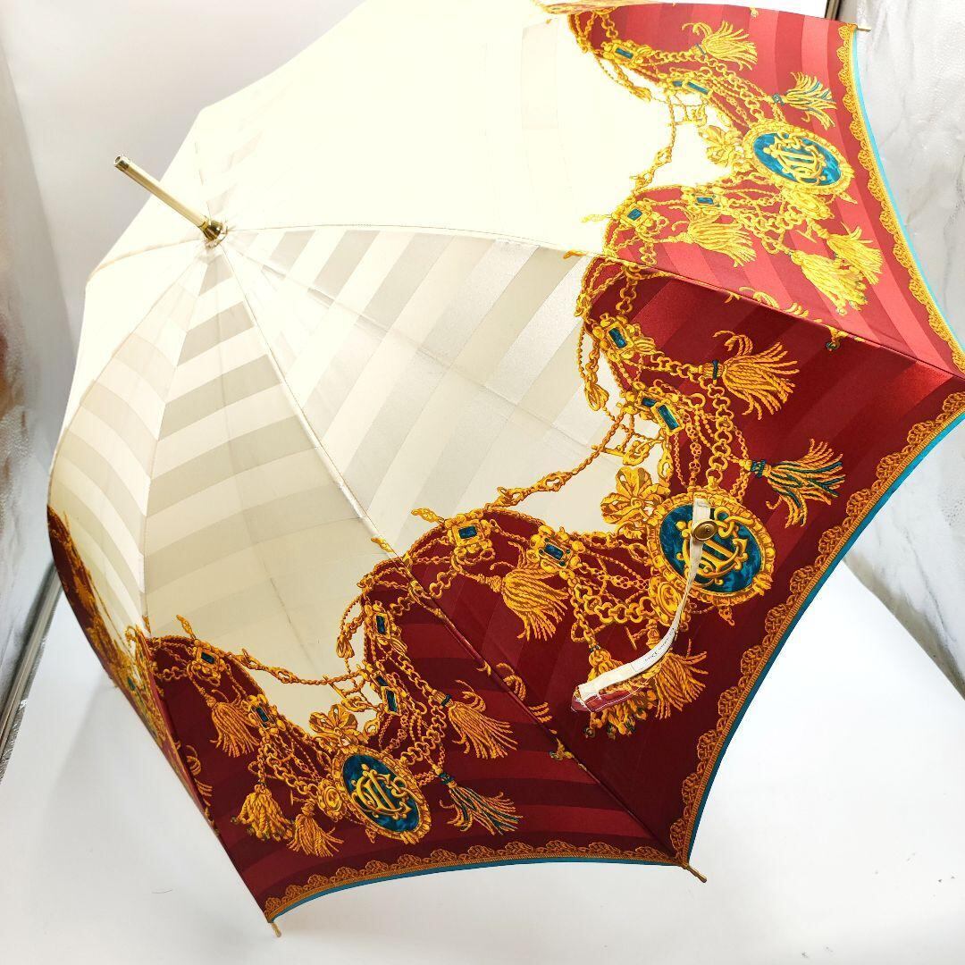 Christian Dior クリスチャンディオール 長傘 雨傘 トロッター 希少】Christian Dior クリスチャンディオール トロッター柄 長傘