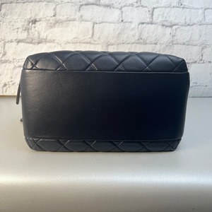 CHANEL シャネル ココマーク  レザー ショルダーバッグ ブラック A-10013