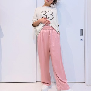 マルゴビンテージ MARGAUX VINTAGE ウエストサテンゴムパンツ