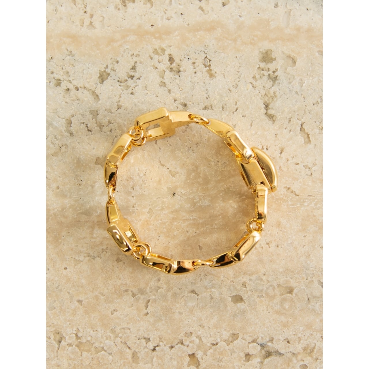 【Gucci "Tom Ford"】Made in Italy 1992 Horsebit Gold Bracelet（グッチ イタリア製 トムフォード期 ホースビット ゴールドブレスレット ）