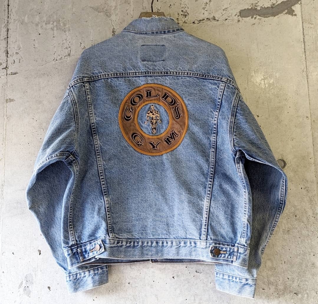 Gold's GYM denim tracker jacket【小岩店】 | What'z up