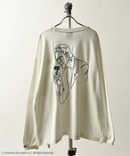 ADAM PATEK Frankenstein flowerstitch longsleeve (WHT) AP2524022