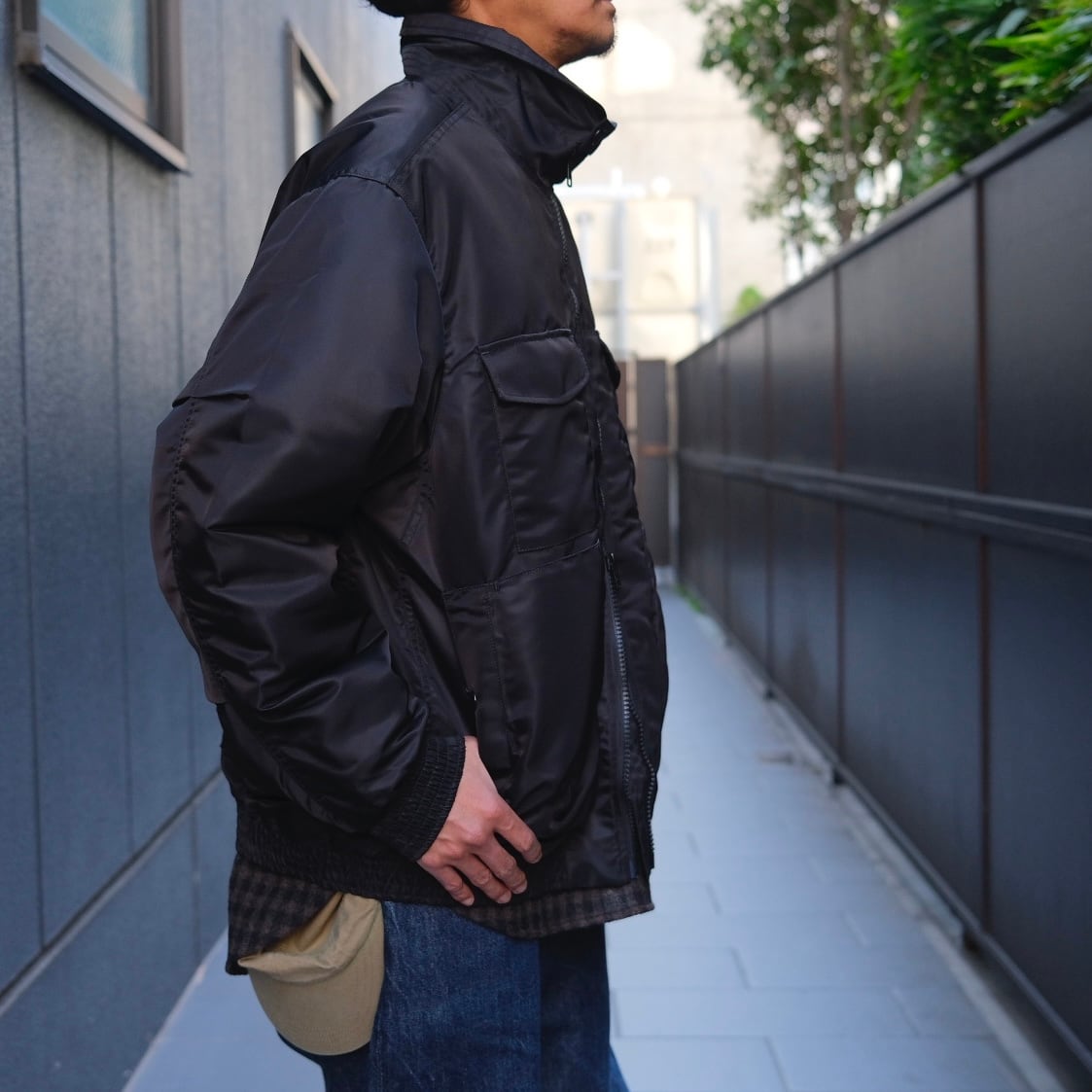 SASSAFRAS(ササフラス) / D/C Armor Jacket Heavy Recycle Nylon SASSAFRAS(ササフラス) / D/C Armor Jacket Heavy Recycle Nylon