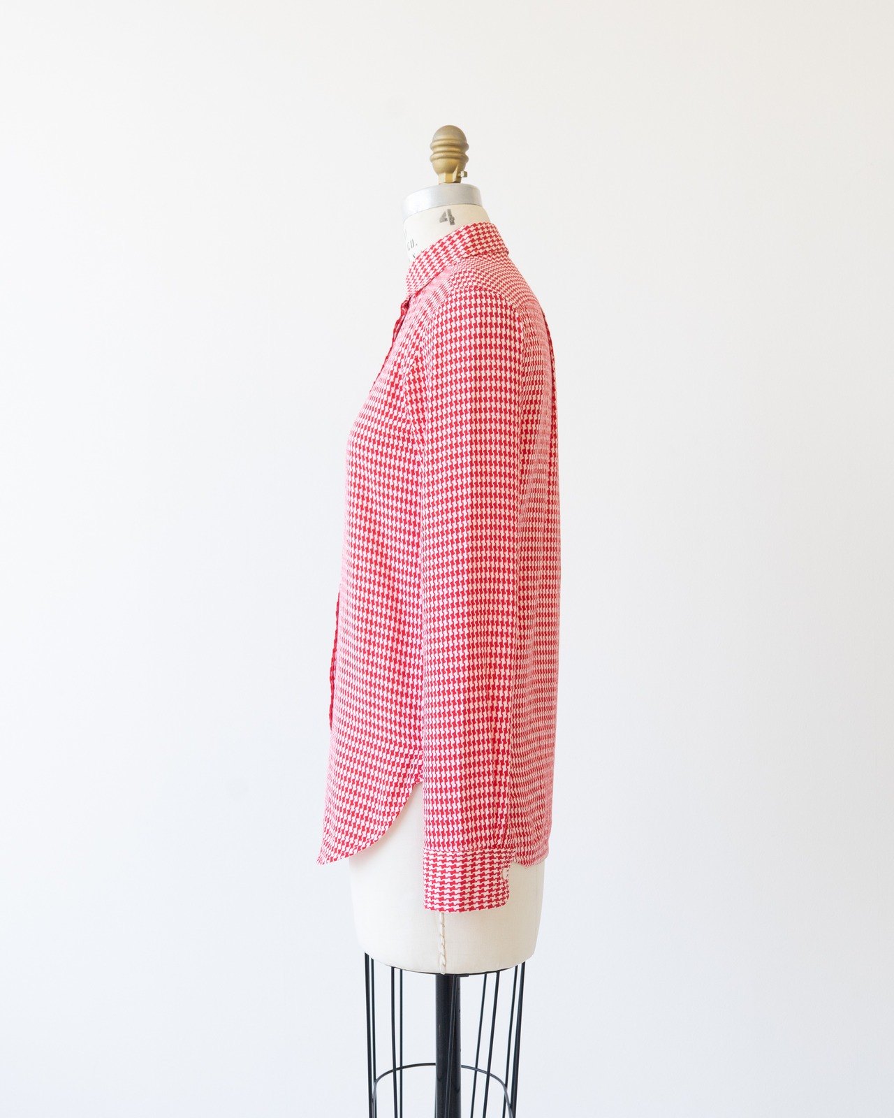 〈CÉLINE by phoebe philo〉Houndstooth shirt