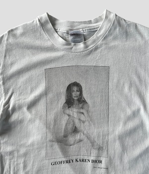 -GEOFFREY KAREN DIOR- Vintage 90s M Photo Print T-shirt