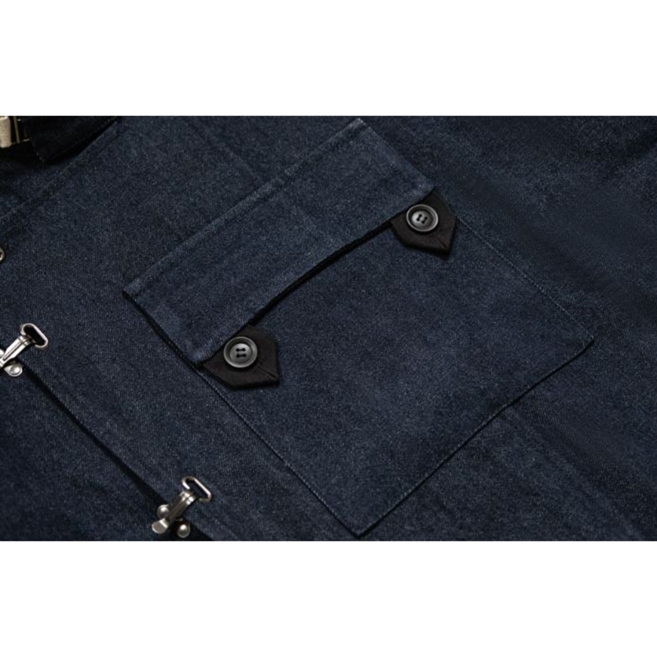 Double-Breasted Belted Work Jacket  ◇H0035