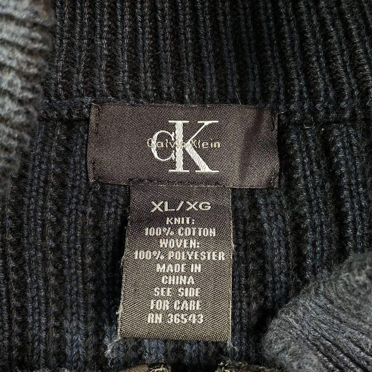 カルバンクライン ドライバーズニット Y2K グランジ カルバンクライン ドライバーズニット Y2K グランジ カルバンクライン長袖