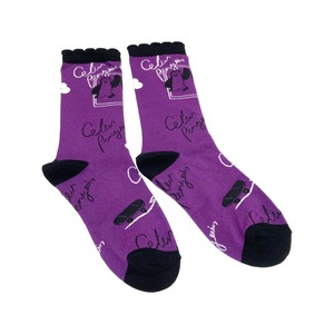 【solmu select】penguin socks（purple）
