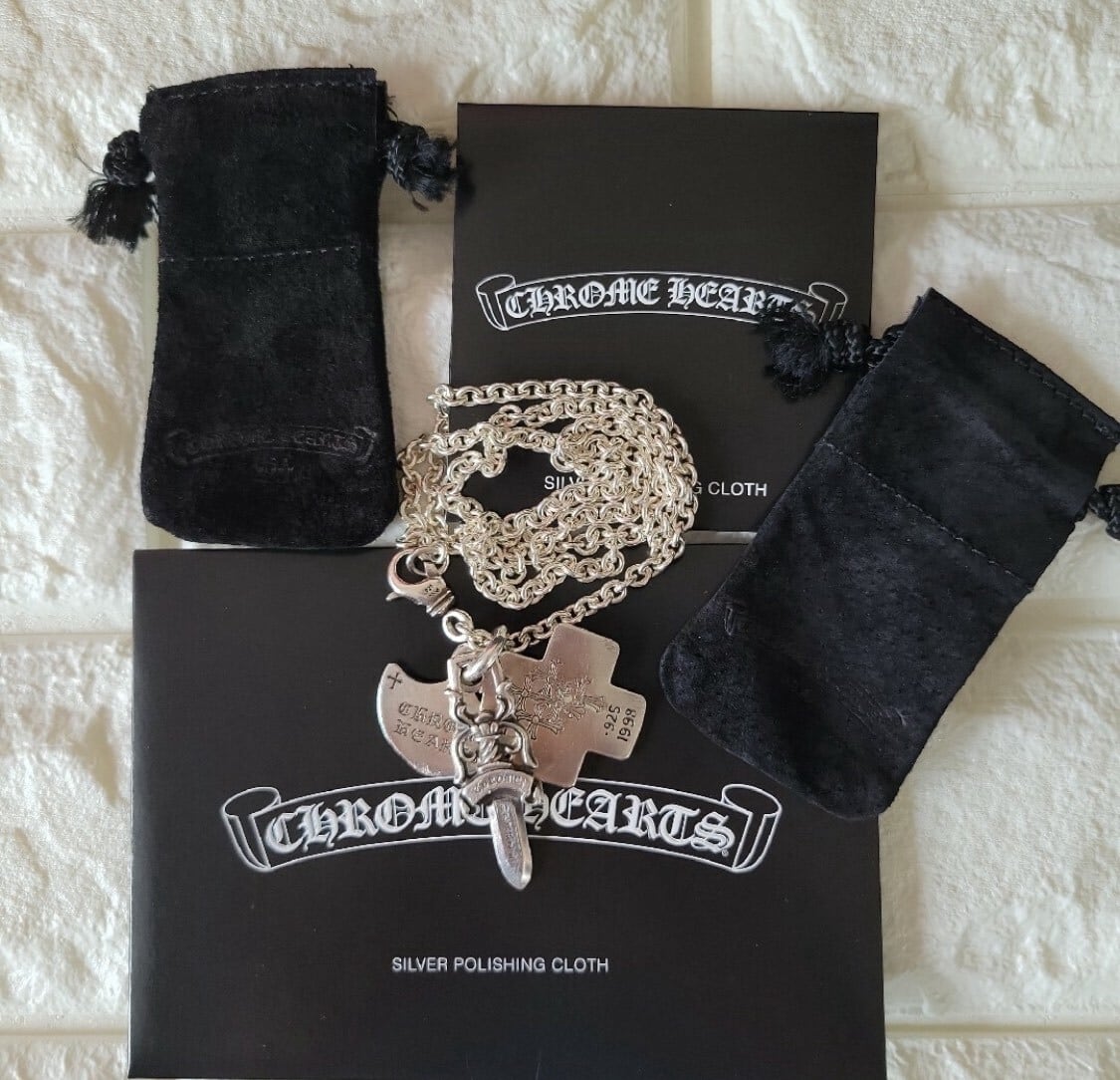 CHROME HEARTS クロムハーツ 3トリンケッツ&NEチェーン セット