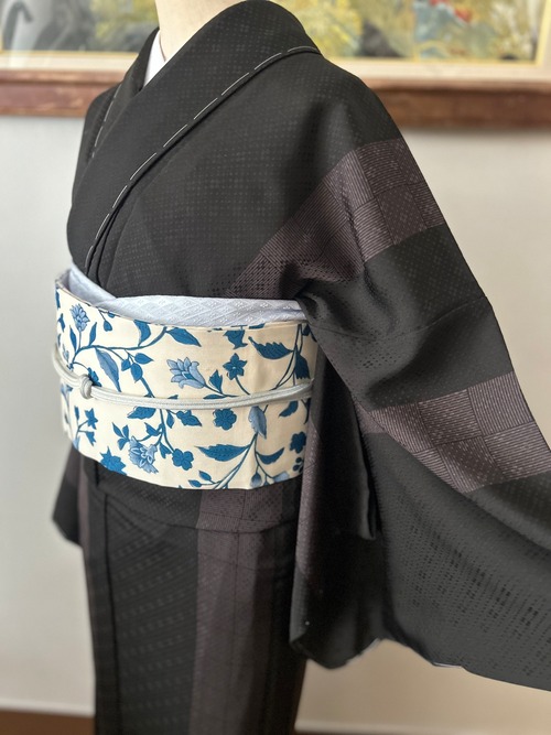 単衣小紋 1130-00143　未使用品